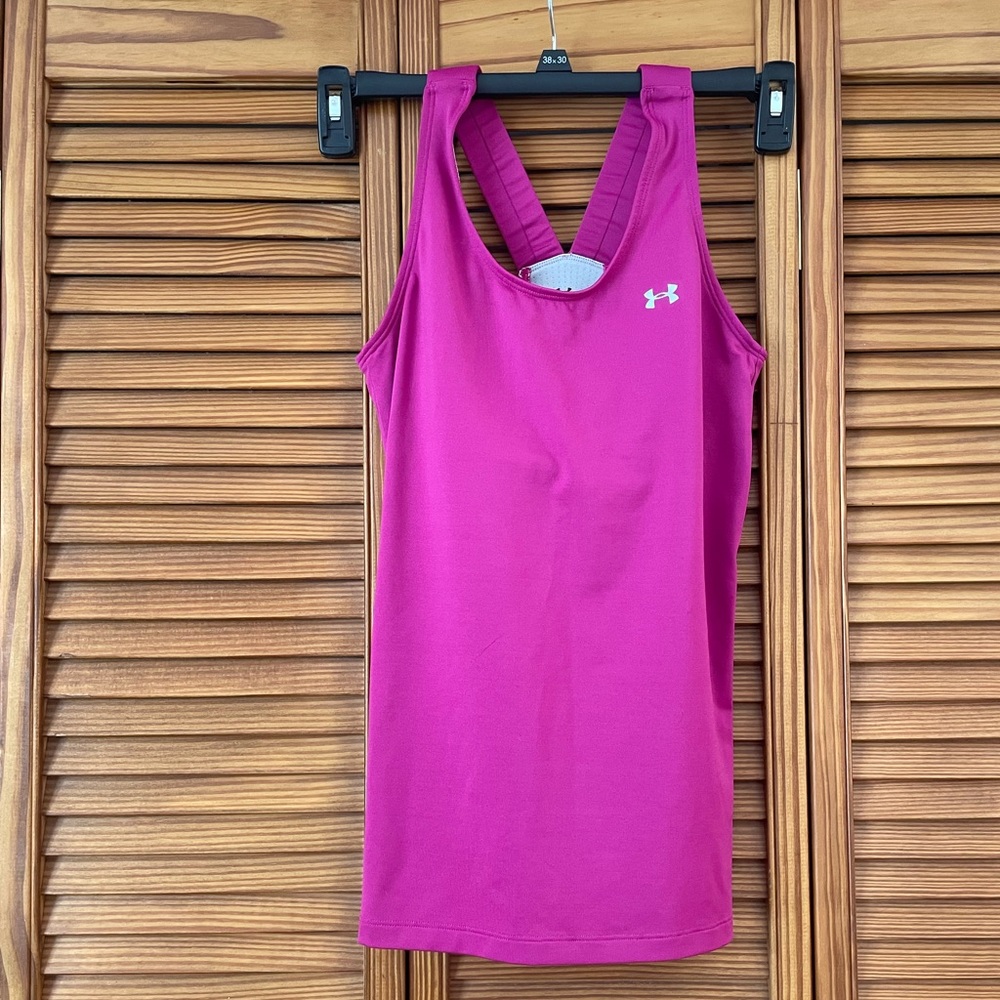 Under Armour Pink Tank Top, Small